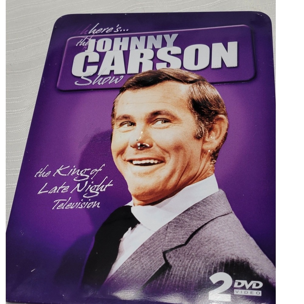 The Johnny Carson Show King of Late Night Television 2-DVD Set Collectible Tin